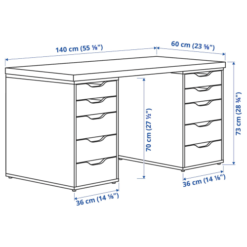 Lagkapten store alex desk